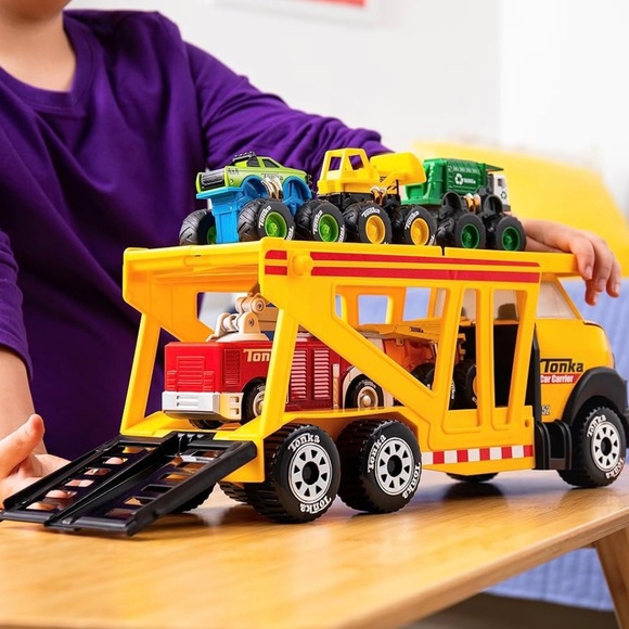 Tonka Steel Classics, Classic Car Carrier - Picture 3 of 7